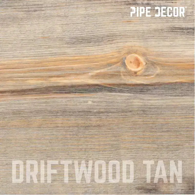 RESTORE Driftwood Tan 36 in. Mensola in Legno (Solo Legno) di Pipe Decor