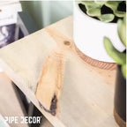 RESTORE Driftwood Tan 36 in. Mensola in Legno (Solo Legno) di Pipe Decor