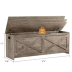 Baule portagiochi, Panca portagiochi in legno con cerniere, Facile da montare, Grande baule portagiochi, Contenitore per giocattoli per ingresso, soggiorno, camera da letto