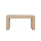Homy Casa 63 Tavolo da Pranzo Rettangolare con Base Solida, Quercia Naturale, 4-6 Posti