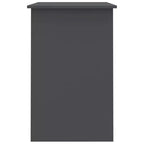 Scrivania grigia 100x50x76 cm in legno composito