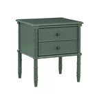 GDFStudio Emmett comodino con 2 cassetti, moderno di metà secolo, 56 cm