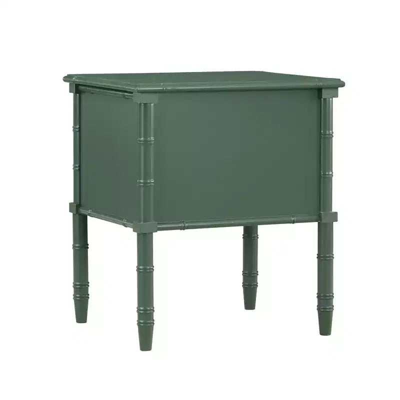GDFStudio Emmett comodino con 2 cassetti, moderno di metà secolo, 56 cm