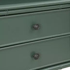 GDFStudio Emmett comodino con 2 cassetti, moderno di metà secolo, 56 cm