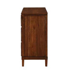 Cassettiera Callen rustica GDFStudio in legno di acacia con 3 cassetti, 42 pollici