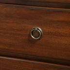 Cassettiera Callen rustica GDFStudio in legno di acacia con 3 cassetti, 42 pollici