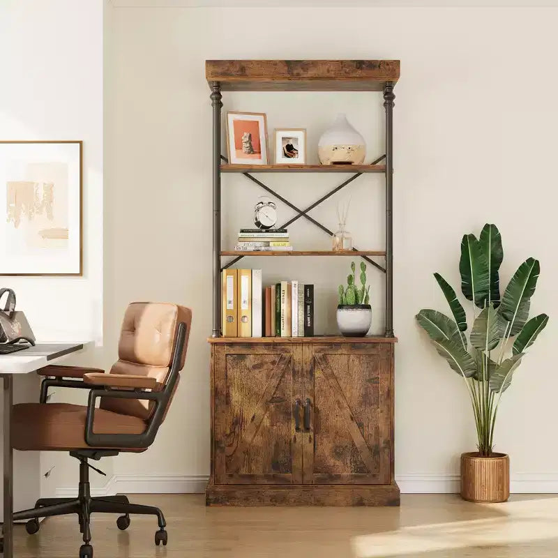 Libreria moderna con cassetti, scaffale portaoggetti, libreria alta in piedi, struttura in metallo, grandi espositori per camera da letto, soggiorno