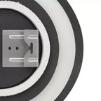 Specchio da bagno a LED in vetro 19,7 pollici di diametro, rotondo moderno