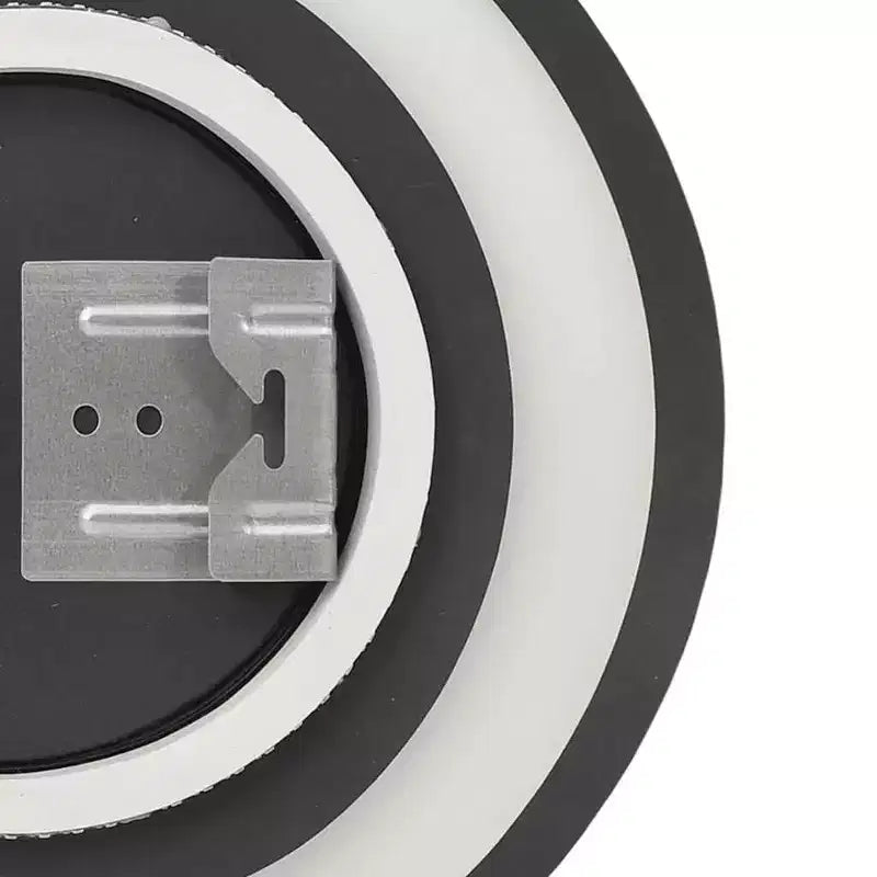 Specchio da bagno a LED in vetro 19,7 pollici di diametro, rotondo moderno