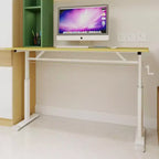 Scrivania lunga regolabile in altezza Okak 47,24 pollici, scrivania per computer con design multiuso, scrivania per soggiorno, ufficio, aula