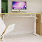 Scrivania lunga regolabile in altezza Okak 47,24 pollici, scrivania per computer con design multiuso, scrivania per soggiorno, ufficio, aula