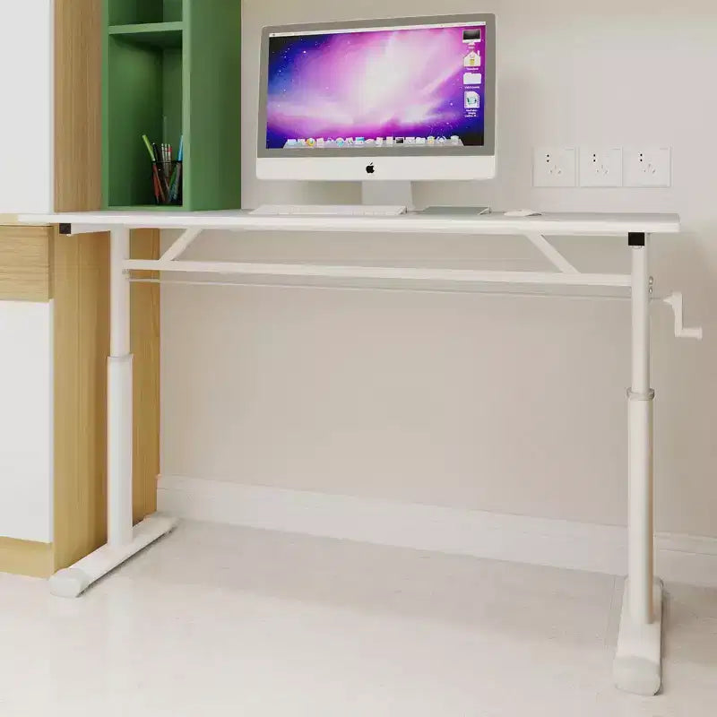 Scrivania lunga regolabile in altezza Okak 47,24 pollici, scrivania per computer con design multiuso, scrivania per soggiorno, ufficio, aula