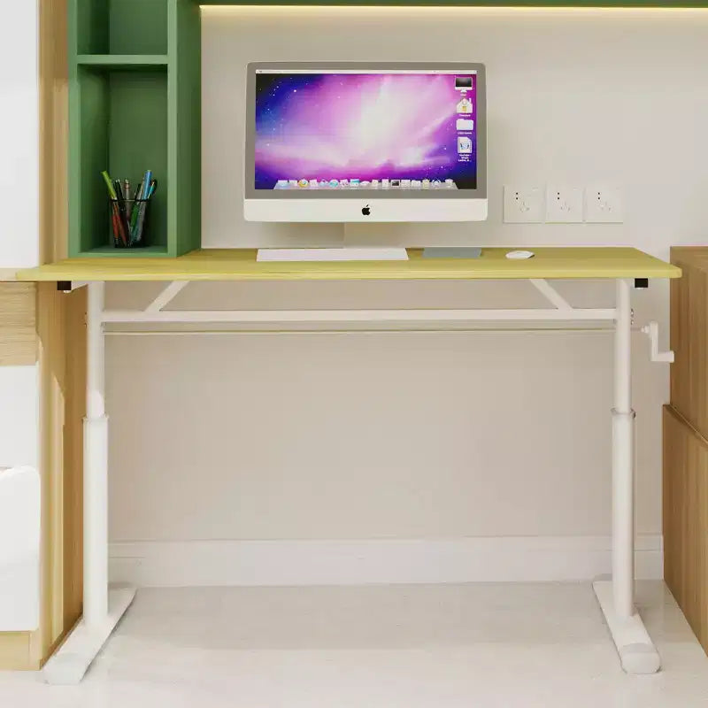 Scrivania lunga regolabile in altezza Okak 47,24 pollici, scrivania per computer con design multiuso, scrivania per soggiorno, ufficio, aula