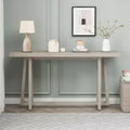 Okak 59.84IN Minimalism Rectangular Entryway Table, Console Table with Unique Legs Design and Thick Top, Accent Table for Foyer, Outdoor