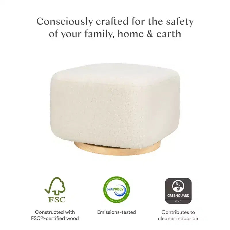 Pouf con base a dondolo Kiwi Babyletto