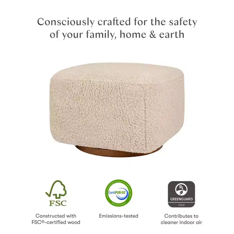 Pouf con base a dondolo Kiwi Babyletto