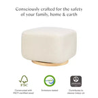 Pouf con base a dondolo Kiwi Babyletto