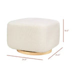Pouf con base a dondolo Kiwi Babyletto