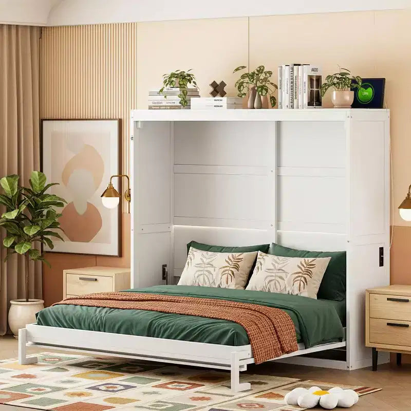 Letto a scomparsa Merax con presa e porte USB integrate
