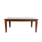 Okak 106,5IN Tavolo da Cucina Allungabile Moderno con Ampio Piano, Tavolo da Pranzo con Gambe Spesse, Tavolo Pieghevole per Soggiorno, Sala da Pranzo, Noce