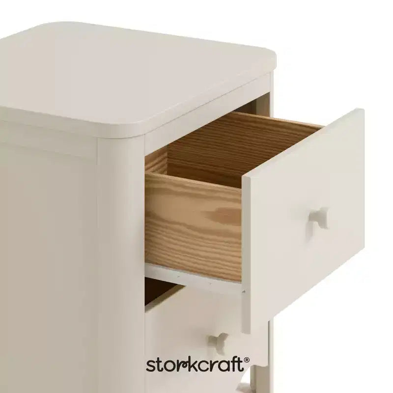 Storkcraft Casablanca Comodino a 2 cassetti