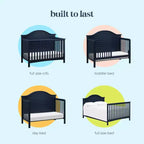 Culla convertibile 4-in-1 Nolan Carter's by daVinci