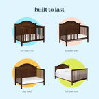 Culla convertibile 4-in-1 Nolan Carter's by daVinci