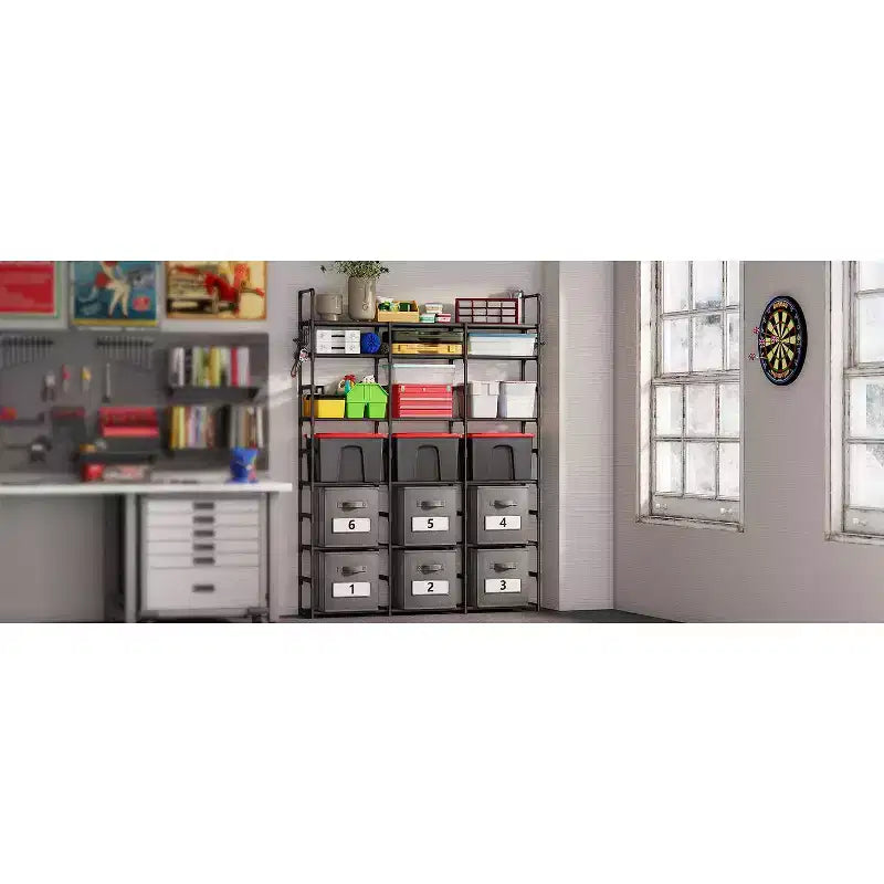 Scarpiera a 7 livelli, Scaffale portatile regolabile per 24-30 paia di scarpe, Organizer per stivali alti, Porta scarpe per armadio, camera da letto, garage, ingresso, Nero