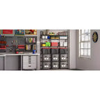 Scarpiera a 7 livelli, Scaffale portatile regolabile per 24-30 paia di scarpe, Organizer per stivali alti, Porta scarpe per armadio, camera da letto, garage, ingresso, Nero