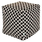 Majestic Home Goods,Pouf Cubo Bambù Bruciato