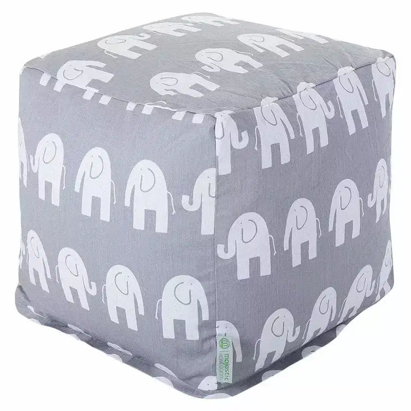 Majestic Home Goods,Cube Pouf Ellie