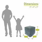 Majestic Home Goods, Cubo Pouf Villa