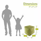 Majestic Home Goods, Cubo Pouf Villa