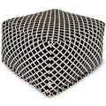 Majestic Home Goods, pouf ottomano in bambù bruciato