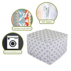 Majestic Home Goods, pouf ottomano morbido con link