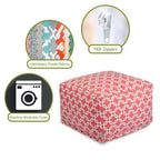Majestic Home Goods, pouf ottomano morbido con link