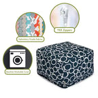 Majestic Home Goods,Pouf Ottomano Fusion