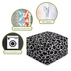 Majestic Home Goods,Pouf Ottomano Fusion