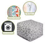 Majestic Home Goods,Pouf Ottomano Fusion