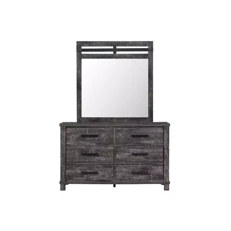 Specchio bianco HomeStock dalle linee pulite e moderne – Elegante complemento d'arredo per la camera da letto, per un look fresco e luminoso