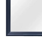Specchio con cornice blu HomeStock con design tradizionale Luigi Filippo - Grande specchio moderno per camera da letto