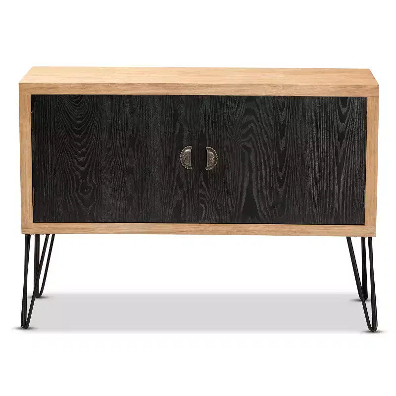 HomeStock Armadietti multiuso in metallo con 2 ante e 2 ripiani, 122 cm A x 203 cm L