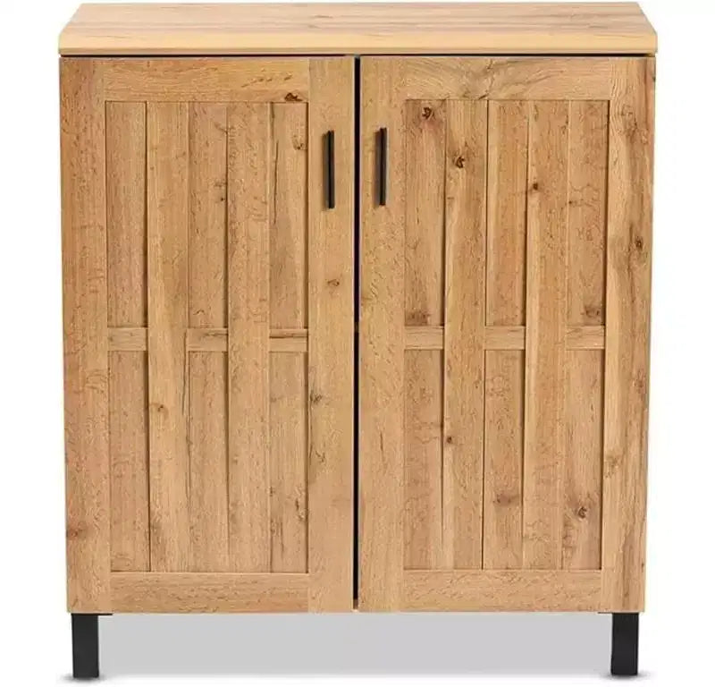 HomeStock, mobile contenitore multiuso in legno con 2 ante e 2 ripiani, 35,1" A x 15,7" L