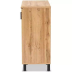 HomeStock, mobile contenitore multiuso in legno con 2 ante e 2 ripiani, 35,1" A x 15,7" L