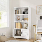Libreria in legno, libreria con ante, scaffale contenitore da camera, adatta per camera da letto, soggiorno, casa, ufficio