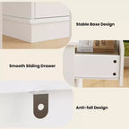 Cassettiera moderna per camera da letto con 8 cassetti, mobile contenitore in legno per armadioComò largo