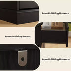 Cassettiera moderna per camera da letto con 8 cassetti, mobile contenitore in legno per armadioComò largo