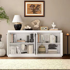 COZONY Mobile Credenza a 4 Ante da 160 cm, Madia Contenitore Moderna per Soggiorno, Sala da Pranzo e Ufficio