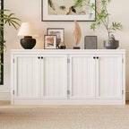 COZONY Mobile Credenza a 4 Ante da 160 cm, Madia Contenitore Moderna per Soggiorno, Sala da Pranzo e Ufficio