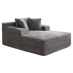 COZONY 49.2 Divano Chaise Lounge Convertibile Sovradimensionato, Sedia Nuvoletta in Velluto a Coste/Divano Letto, Capacità 400 libbre